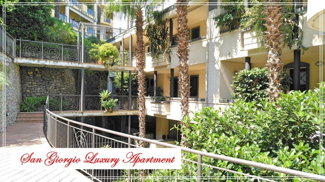 San Giorgio Luxury Apartment Taormina-Panoramic Pool & Parking Space 외부 사진